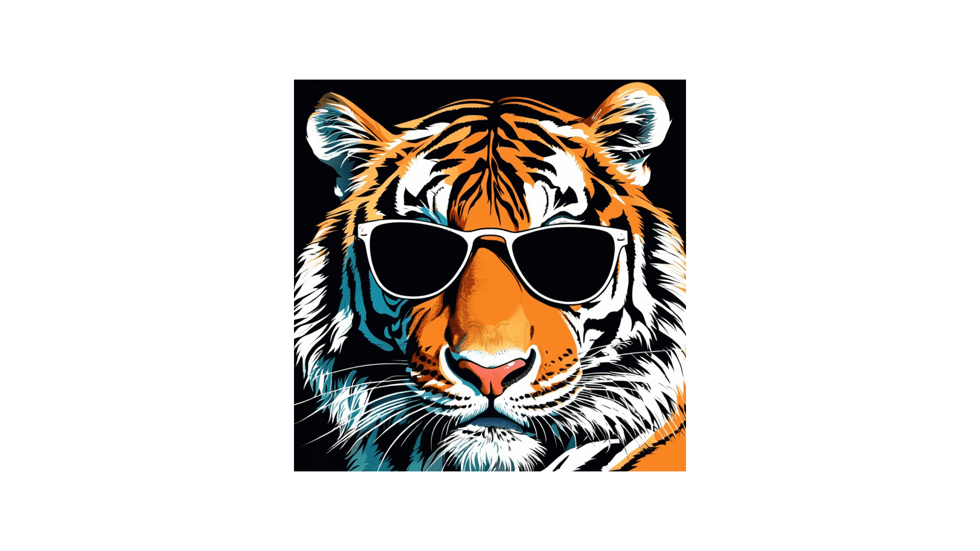 Tiger with Sunglasses